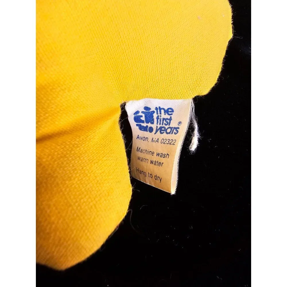 The First Years Vintage 70s 80s Plush Bear‎ Baby Rattle